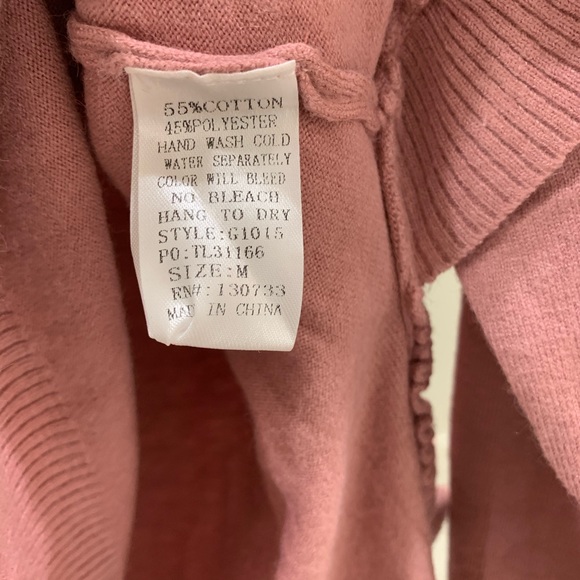 Umgee Pink Ruffle Sweater - Picture 3 of 5